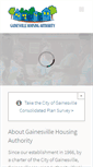 Mobile Screenshot of gainesvillehousingauthority.org